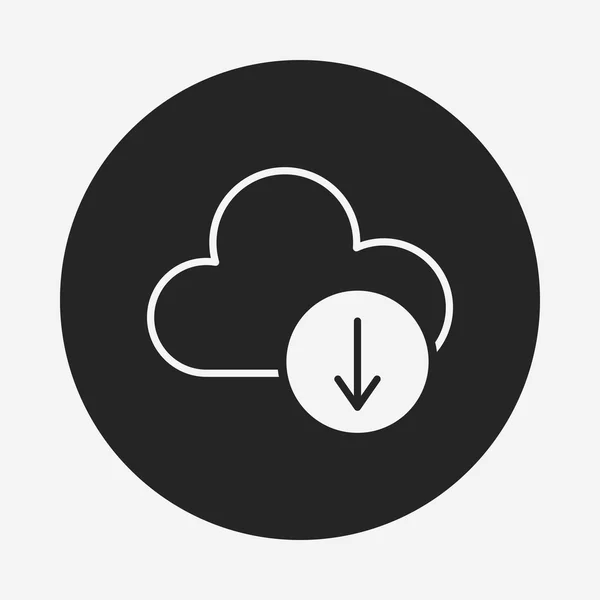 I-cloud-Symbol — Stockvektor