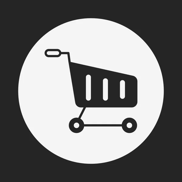 Web shopping cart icon — Stock Vector