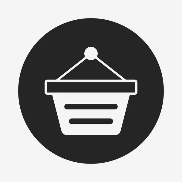 Web shopping cart icon — Stock Vector