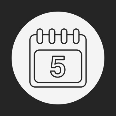 Takvim satırı simgesi