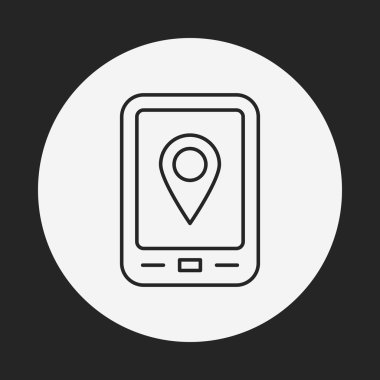 cep telefonu satırı simgesi