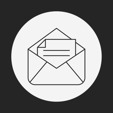 e-posta satırı simgesi