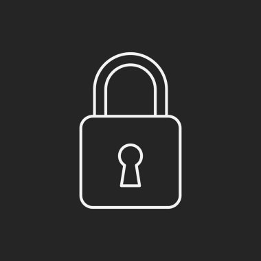 kilit satırı simgesi