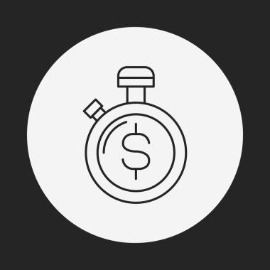 finansal para sembol satırı simgesi