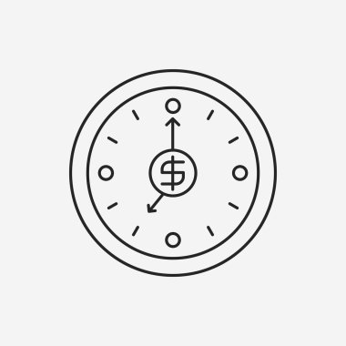 finansal para sembol satırı simgesi