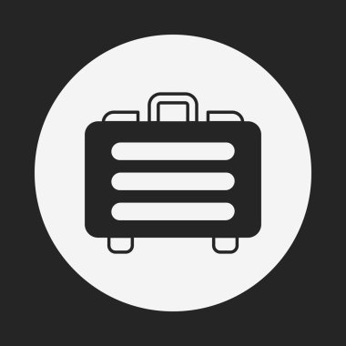 finansal para çantası simgesini