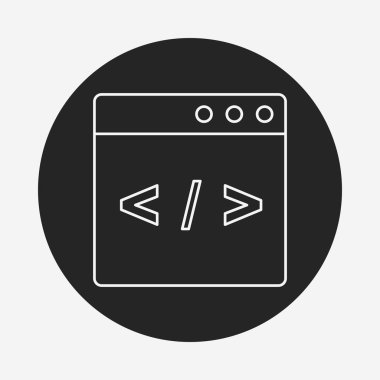 Web sayfası satırı simgesi