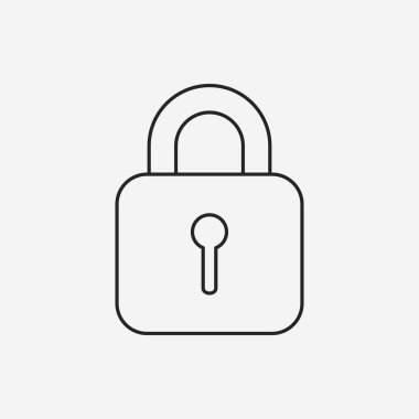 kilit satırı simgesi