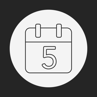 Takvim satırı simgesi