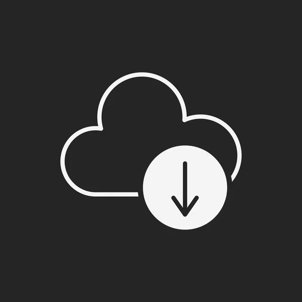 I-cloud pictogram — Stockvector