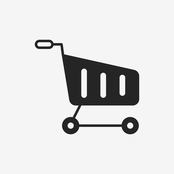 Web shopping cart icon — Stock Vector