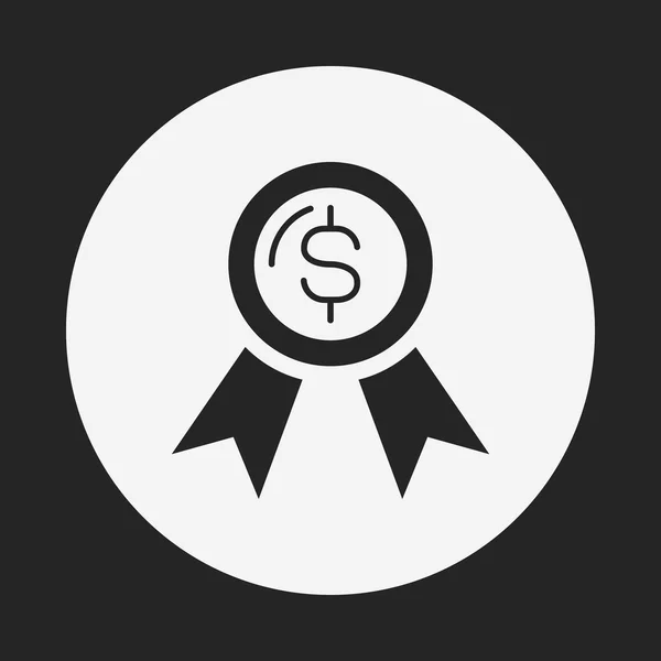 Οικονομική χρήματα σύμβολο εικονίδιο — Διανυσματικό Αρχείο