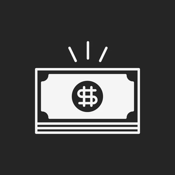 Argent financier icône symbole — Image vectorielle
