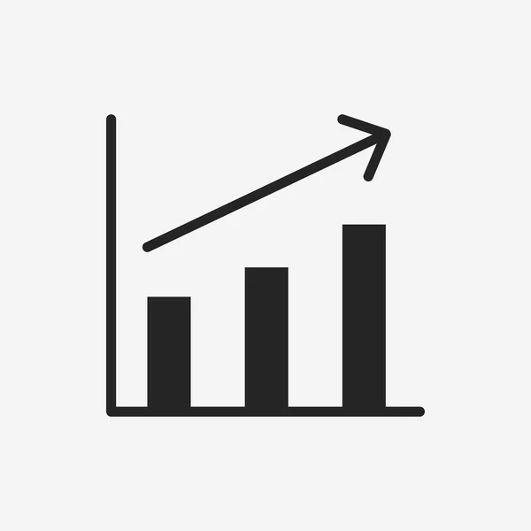 Ícone de ações financeiras —  Vetores de Stock