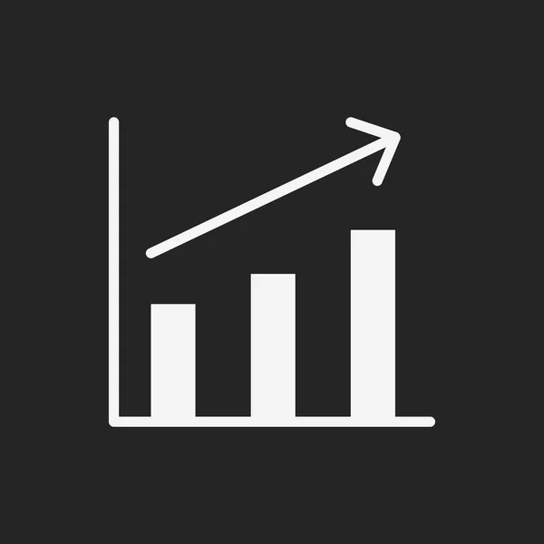 Ícone de ações financeiras —  Vetores de Stock