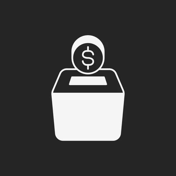 Financial money symbol icon — Stock Vector