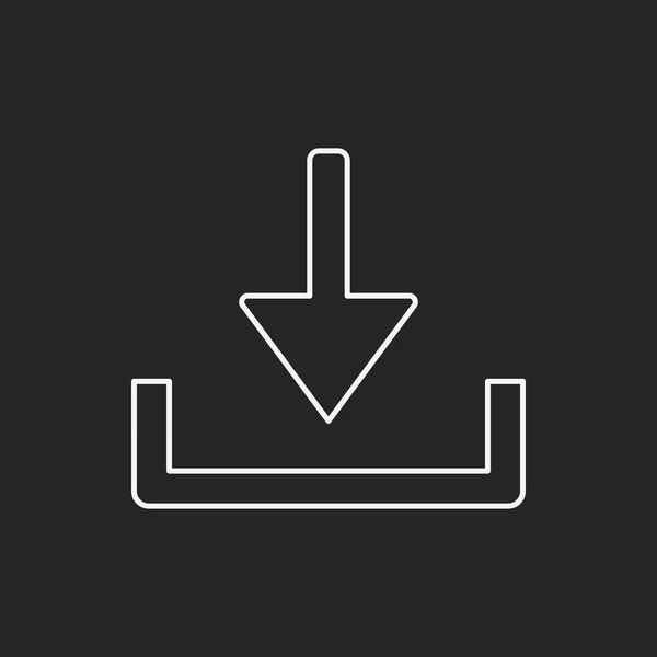 Descargar icono de línea — Vector de stock