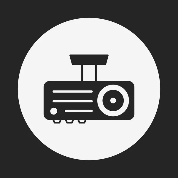 Icono del reproductor de vídeo — Vector de stock