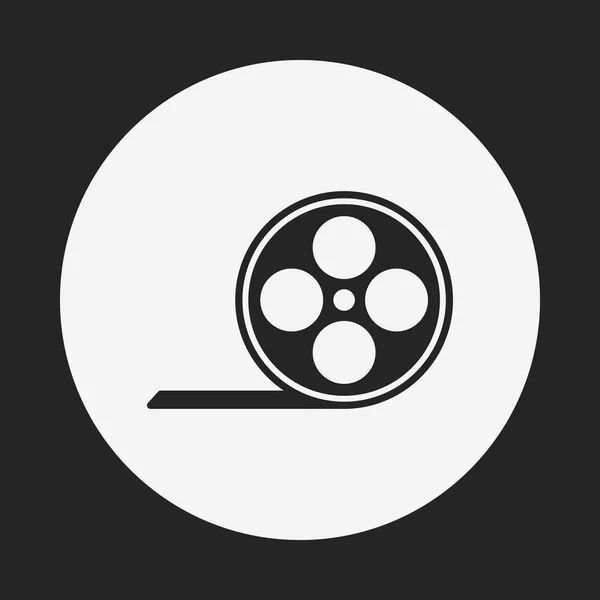 Icono de cinta de vídeo — Archivo Imágenes Vectoriales