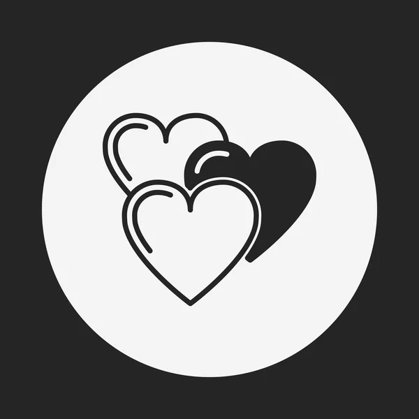 Серце значок — стоковий вектор
