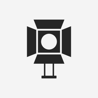 sinema ışık stand simgesi
