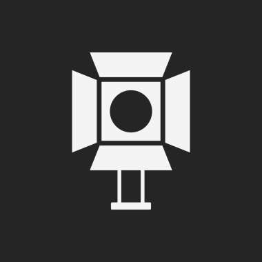 sinema ışık stand simgesi