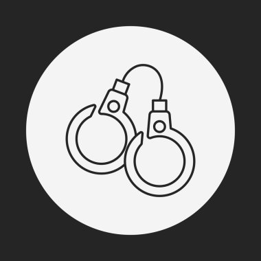 Simge kelepçe çizgi