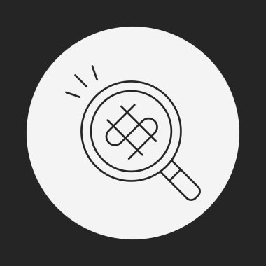 finansal para sembol satırı simgesi