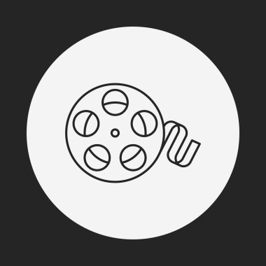 video kaset satırı simgesi