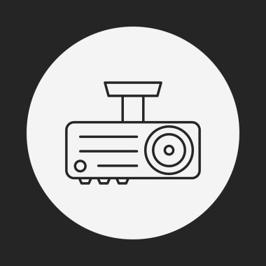 video oynatıcı satırı simgesi