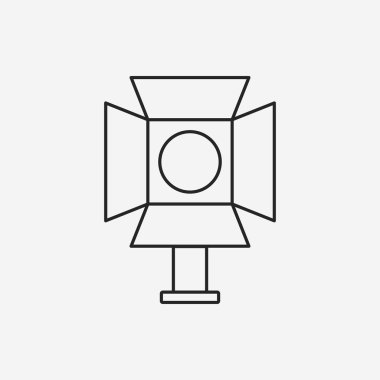sinema ışık stand satırı simgesi