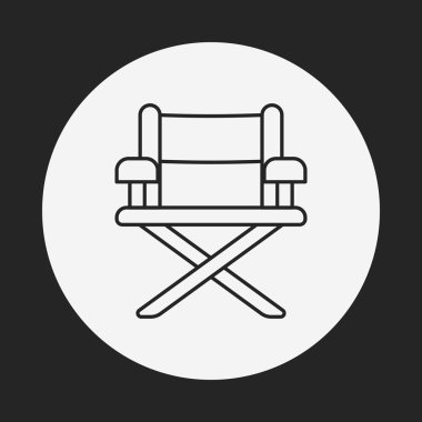 yönetmen koltuğu satırı simgesi