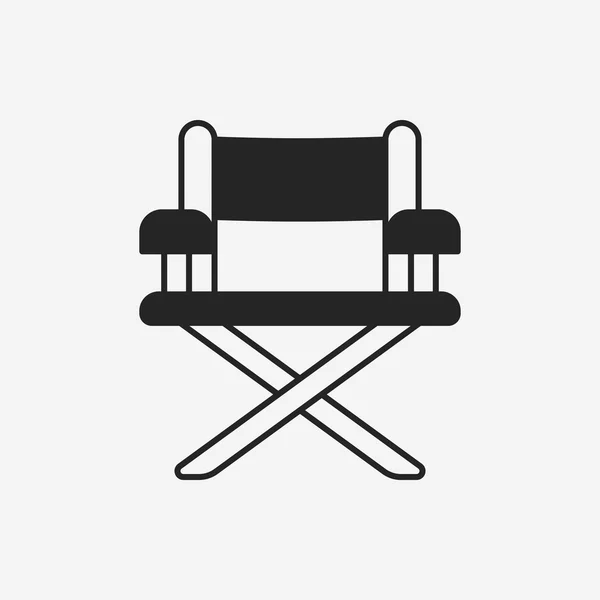 Director chair icon — Stock Vector