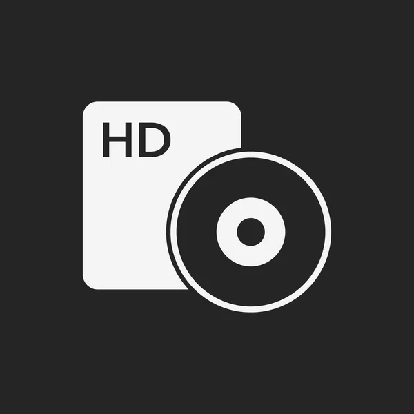 Icono DVD — Archivo Imágenes Vectoriales