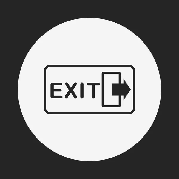 Exit icon — Stock Vector