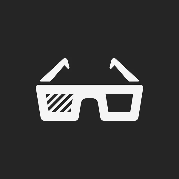 3D γυαλιά-εικονίδιο — Διανυσματικό Αρχείο