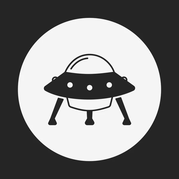 Ufo ikonra — Stock Vector