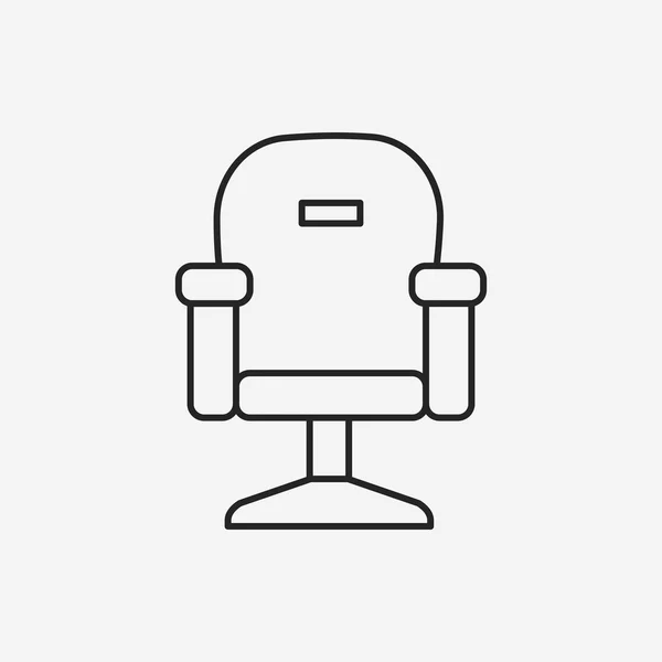 Theater chairs line icon — Stock Vector