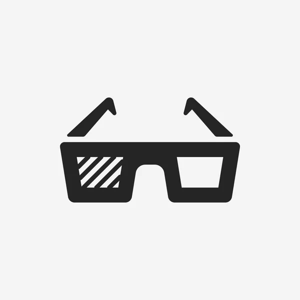 3d 안경 아이콘 — 스톡 벡터