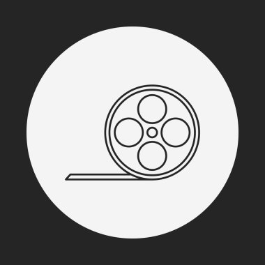 video kaset satırı simgesi