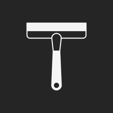 Temizlik fırça simgesini