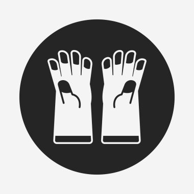 temizlik eldivenleri simgesi