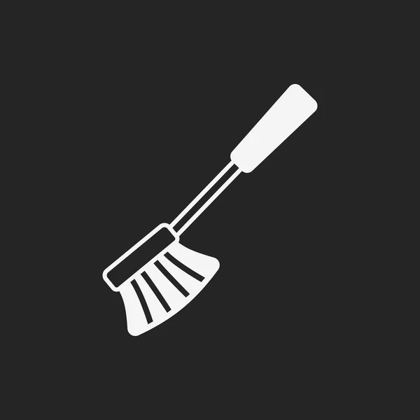 Cleaning brush icon — Stock Vector