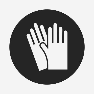 temizlik eldivenleri simgesi