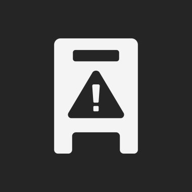 Uyarı ıslak zemin simgesi