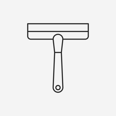 Temizlik fırça satırı simgesi