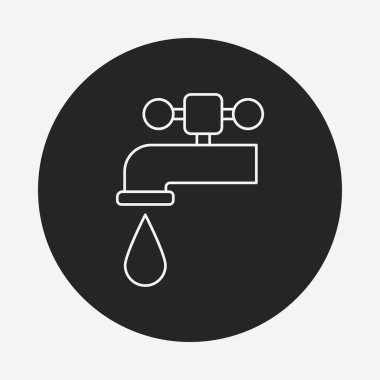 Musluk satırı simgesi