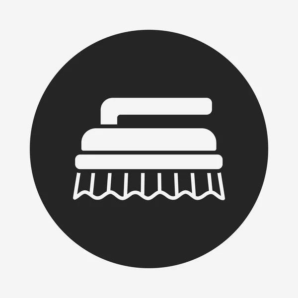 Cleaning brush icon — Stock Vector