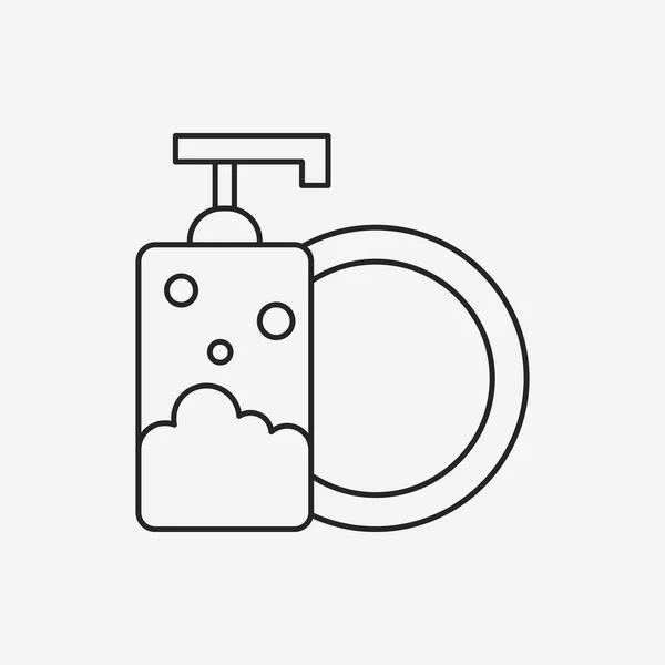 Deterjanlar satırı simgesi — Stok Vektör
