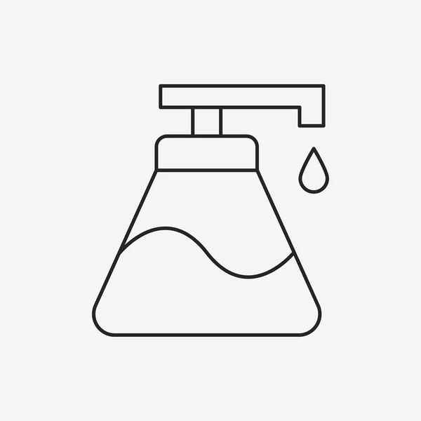 Detergents line icon — Stock Vector